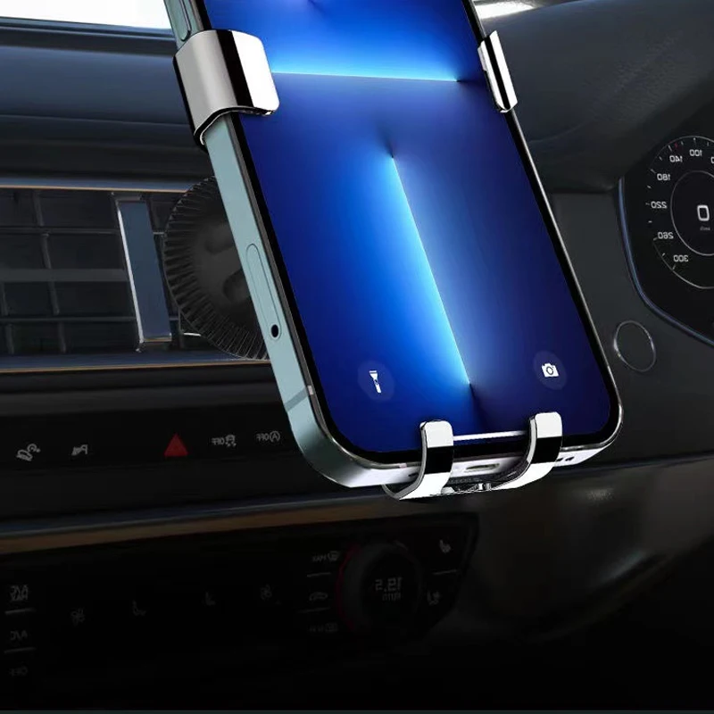 Car Phone Holder Gravity Support Mount Auto Air Vent Clip Smartphone Stand For IPhone Samsung GPS Stand New Voiture Accessories